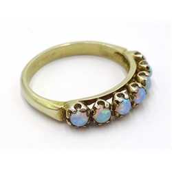  Opal silver-gilt ring  