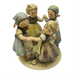 Large Hummel figure group by Goebel, Rin