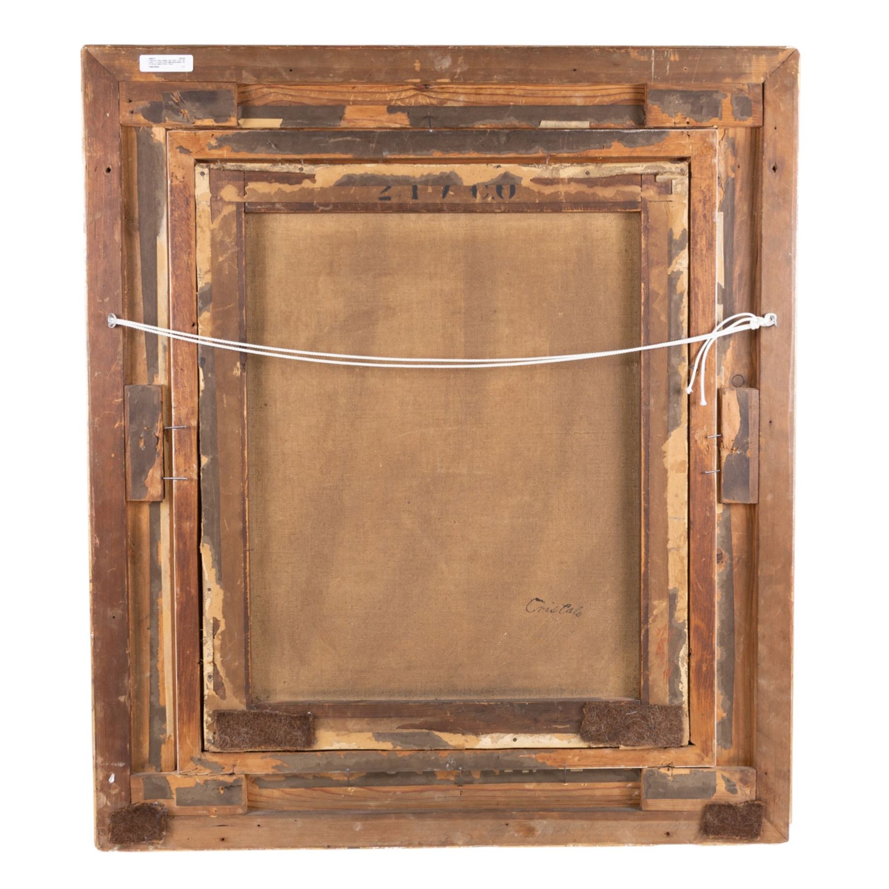 Francesco Vinea (Italian 1845-1902): 'The Lost Game' - A Tavern Scene with Merrymakers, oil on canvas signed 60cm x 50cm 