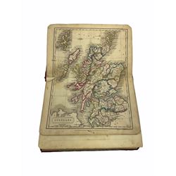 The Works of William Hogarth, in a Series of Engravings with Descriptions and Comment on their Moral Tendency, by the Rev. John Trusler, bond together with Durham & Northumberland Illustrated from Original Drawings by Thomas Allom and Wales Illustrated in a series of views, together with a bound group of maps of Europe. 

