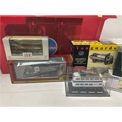 Various makers - collection of die-cast scale model vehicles to include Paul’s Model Art DeLorean DMC 12 1981, further models from Burago, EFE, Corgi, Majorette etc; Graham Farish ‘00’ gauge 4-6-0 locomotive no.44753; in two boxes  