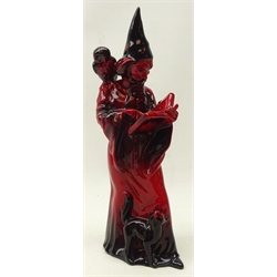  Royal Doulton flambe figure 'The Wizard', HN 3121, H25.5cm  
