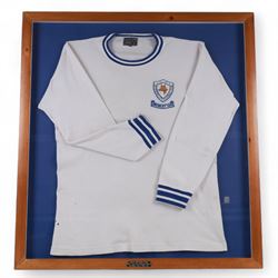 F.A. Cup Final Wembley 1963 Leicester City V Manchester United match worn long sleeved shi...