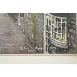 Robert Hughes (English School 20th Century): 'Springtime at St. Gregory's - Bedale - Yorks', signed and dated 1973, 39cm x 59cm