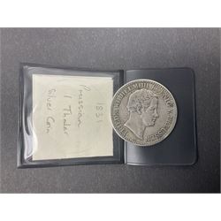 Kingdom of Prussia Friedrich Wilhelm III 1831 silver thaler coin