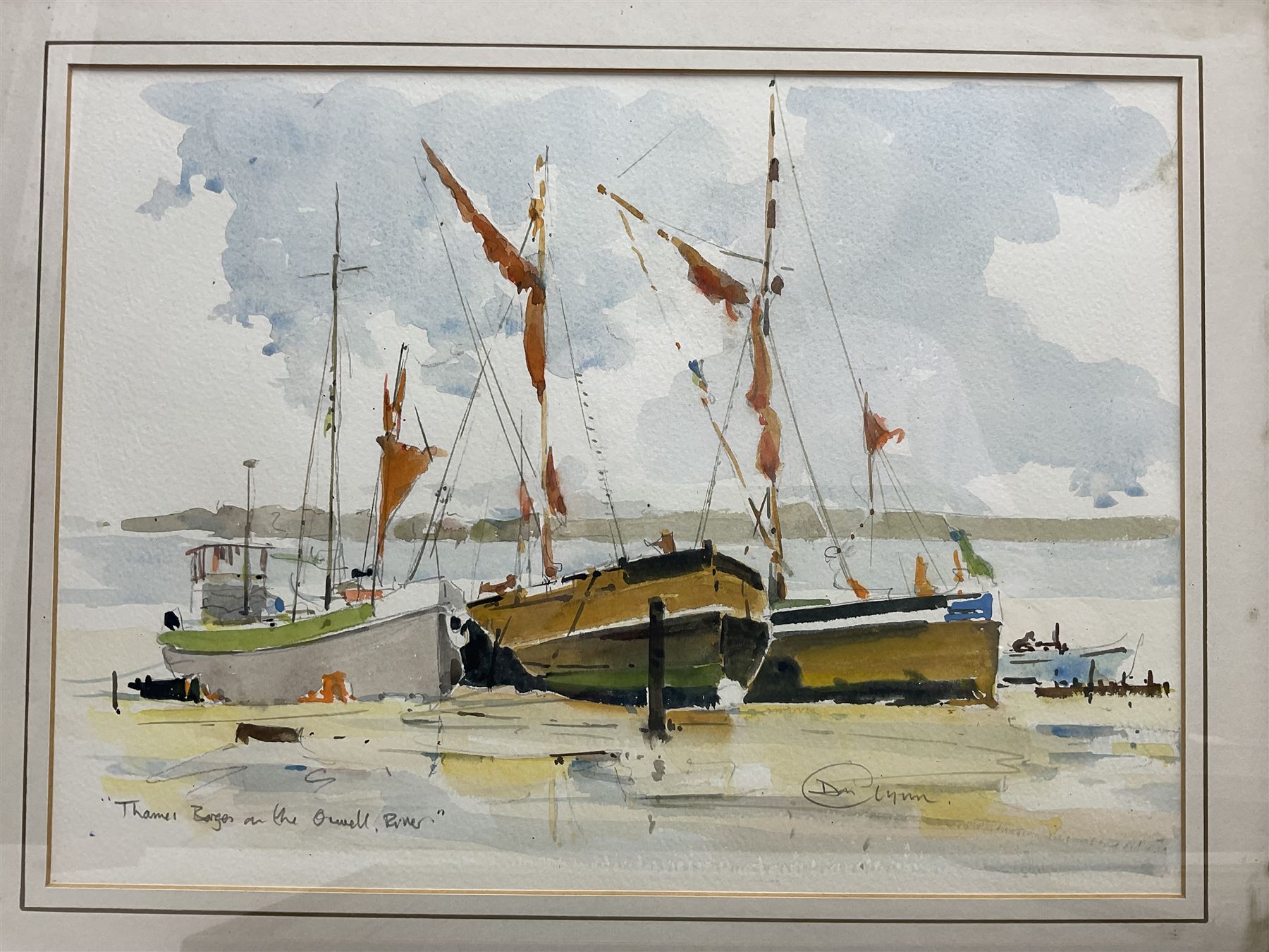 Don Glynn (Scarborough 20th century): Don Glynn (Scarborough 20th century): Coastal Scenes, four watercolours, variously signed and titled, max 27cm x 37cm (4)