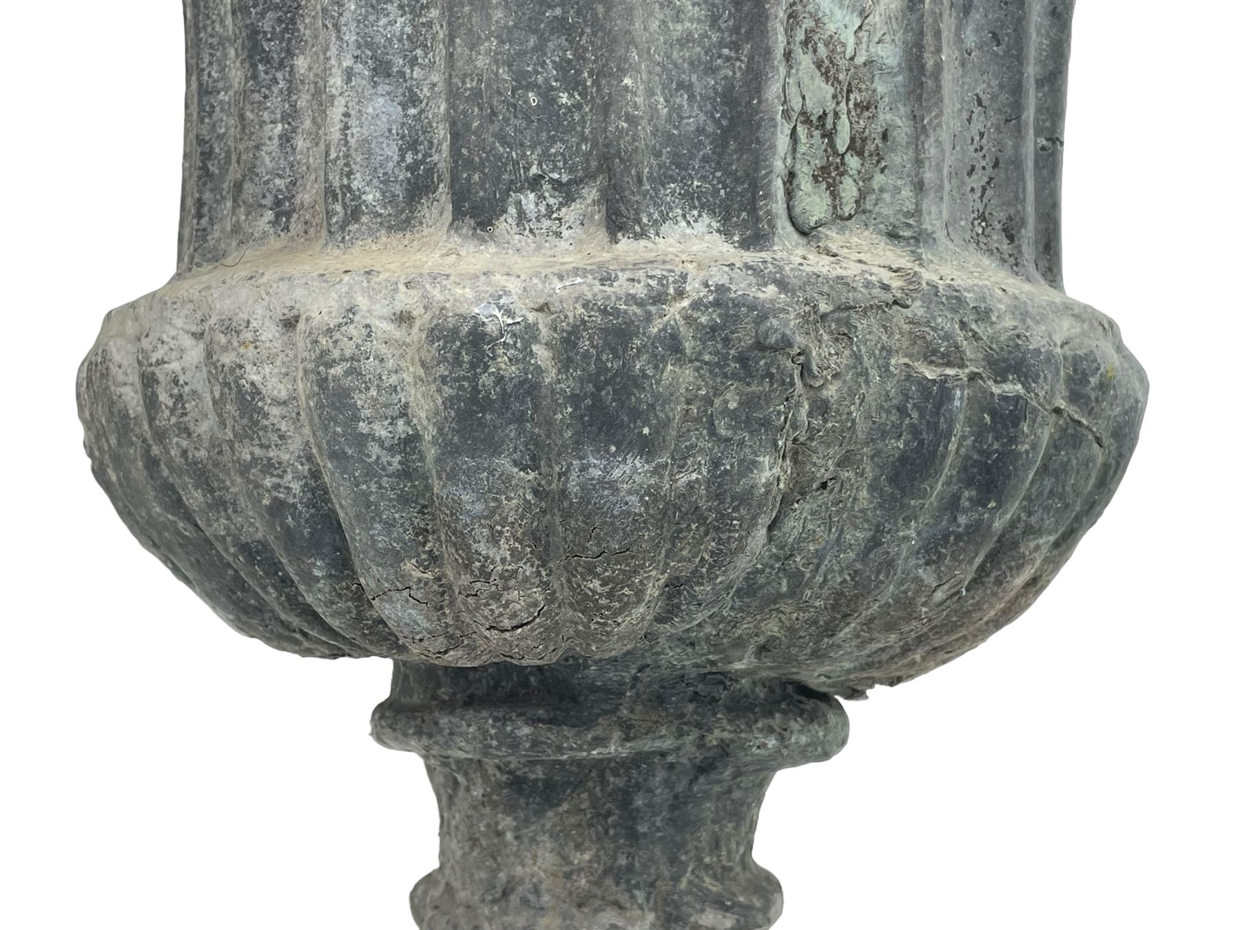 Pair of 19th Century Cast Stone Column Bases