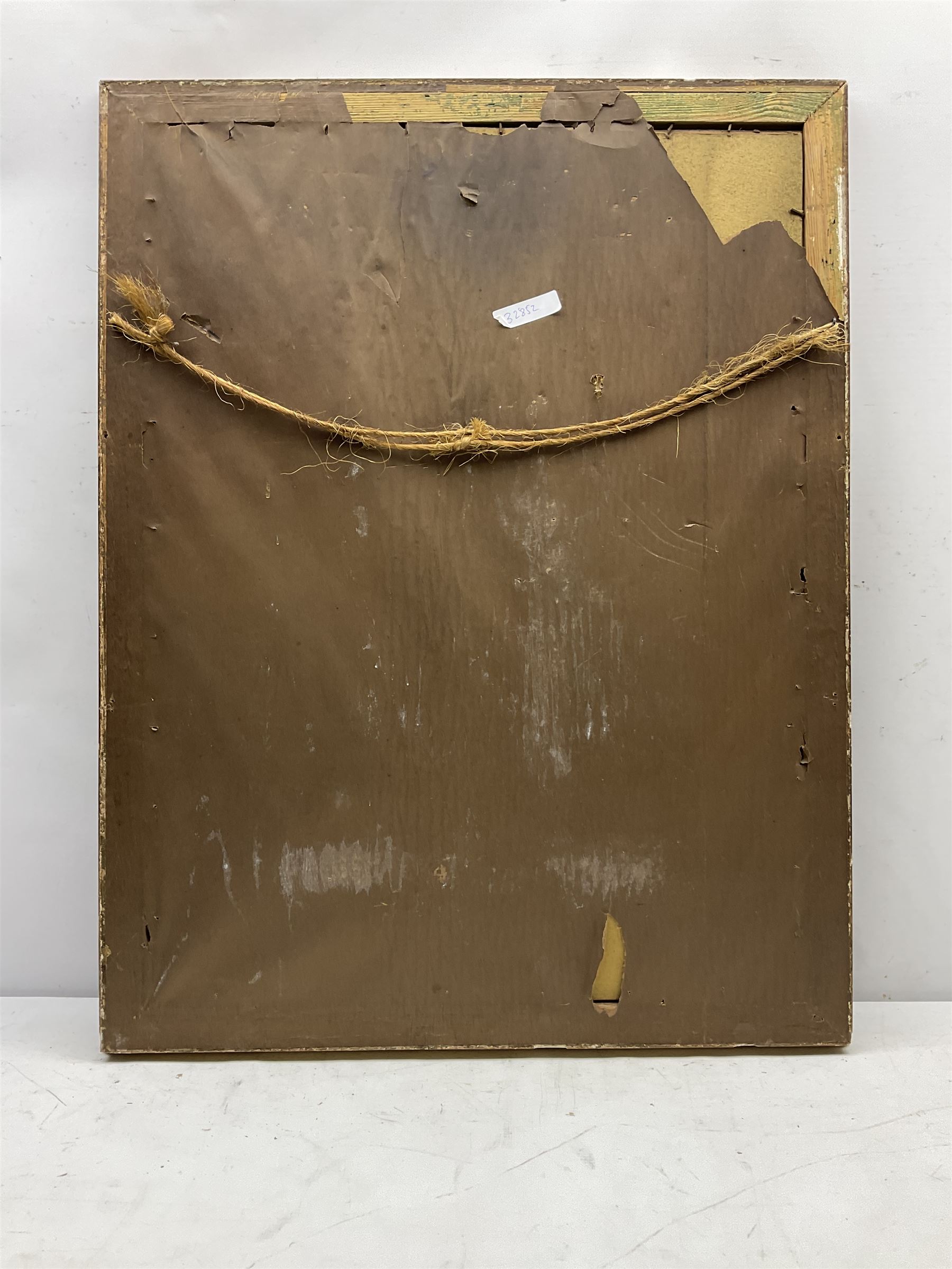 F Stansfield (British 19th/20th century): Church Interior, watercolour signed and dated 1909, 55cm x 38cm