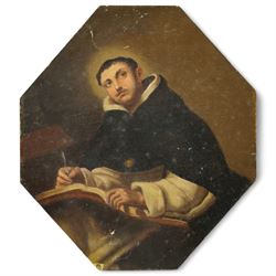 After Guglielmo Borremans Fiamingo (Flemish 1670-1744): 'Saint Thomas Aquinas', 19th centu...