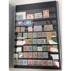 Stamps including St Helena, Fiji, Southern Rhodesia, Malaya, Bermuda, Queen Victoria and later Ceylon, various Universal Postal Union 1949 etc, housed in six albums/folders