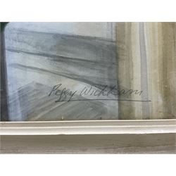 Peggy Wickham (British 1909-1978): 'Summer Flowers', watercolour signed, titled on 'Friends of Abbot Hall Picture Loan Scheme' label verso 53cm x 49cm 
Notes: Wickham was the daughter of Mabel Lucy Atwell and Harold Earnshaw.