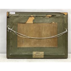 Albert George Stevens (Staithes Group 1863-1925): East and West Piers Whitby Harbour, watercolour signed 34cm x 49cm