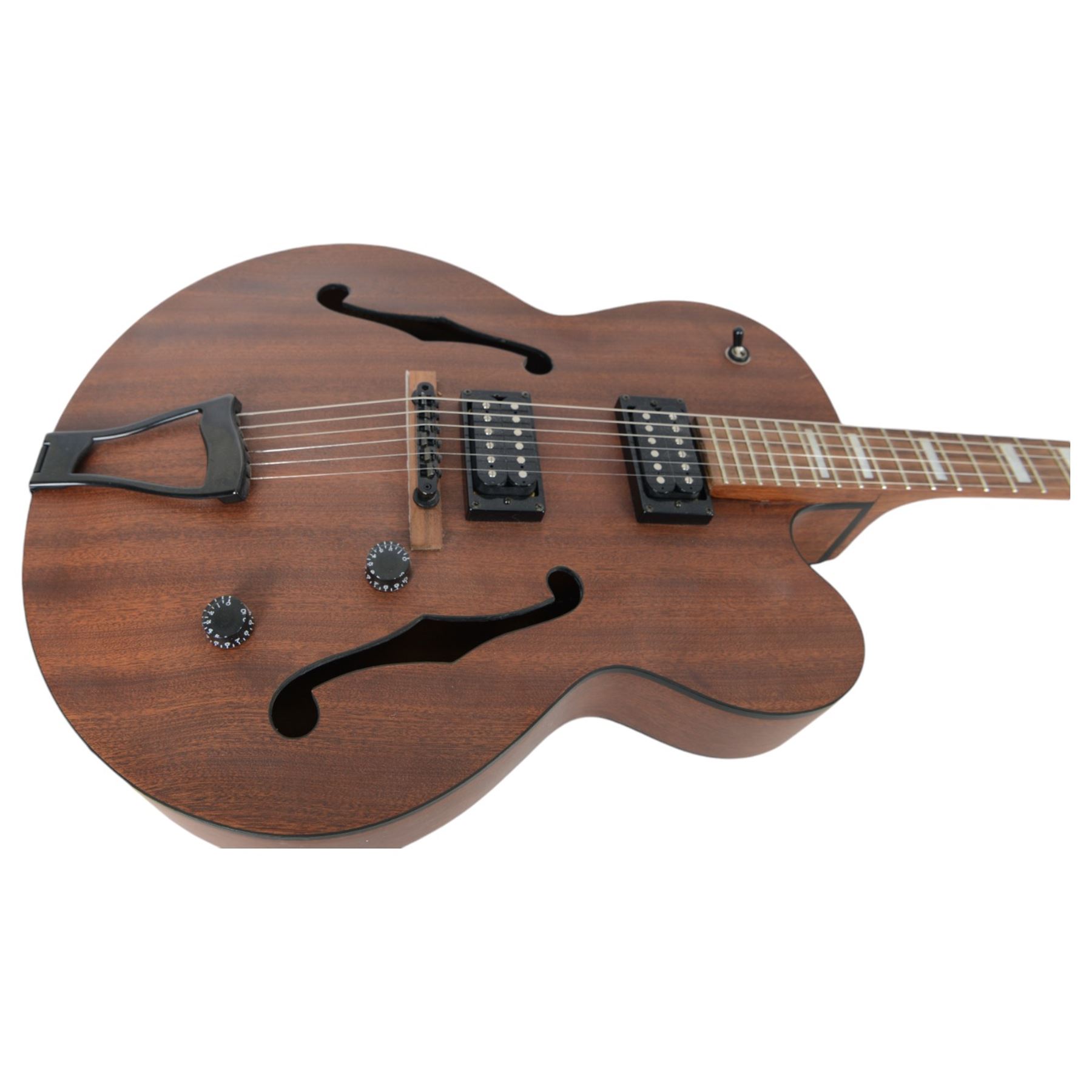 Tanglewood electro-acoustic jazz guitar, model no. JZ-501-MAH, L110cm