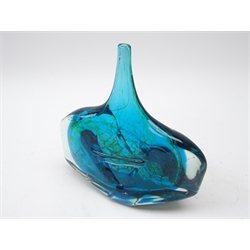  Mdina Axe glass vase, unsigned H23cm   