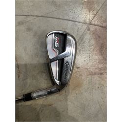 TaylorMade M6 golf 4 iron, and Elevate 95 R Flex 53 and 57 irons (3)