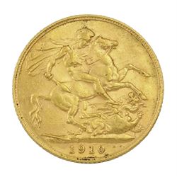 King Edward VII 1910 gold full sovereign coin