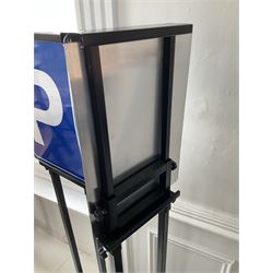 Two parking signs and display board- LOT SUBJECT TO VAT ON THE HAMMER PRICE - To be collected by appointment from The Ambassador Hotel, 36-38 Esplanade, Scarborough YO11 2AY. ALL GOODS MUST BE REMOVED BY WEDNESDAY 15TH JUNE.