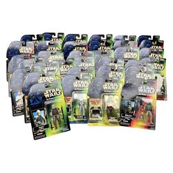 Star Wars - The Power of the Force - thirty-four carded figures; all in unopened blister packs; some with Freeze Frame Action Slide (34)