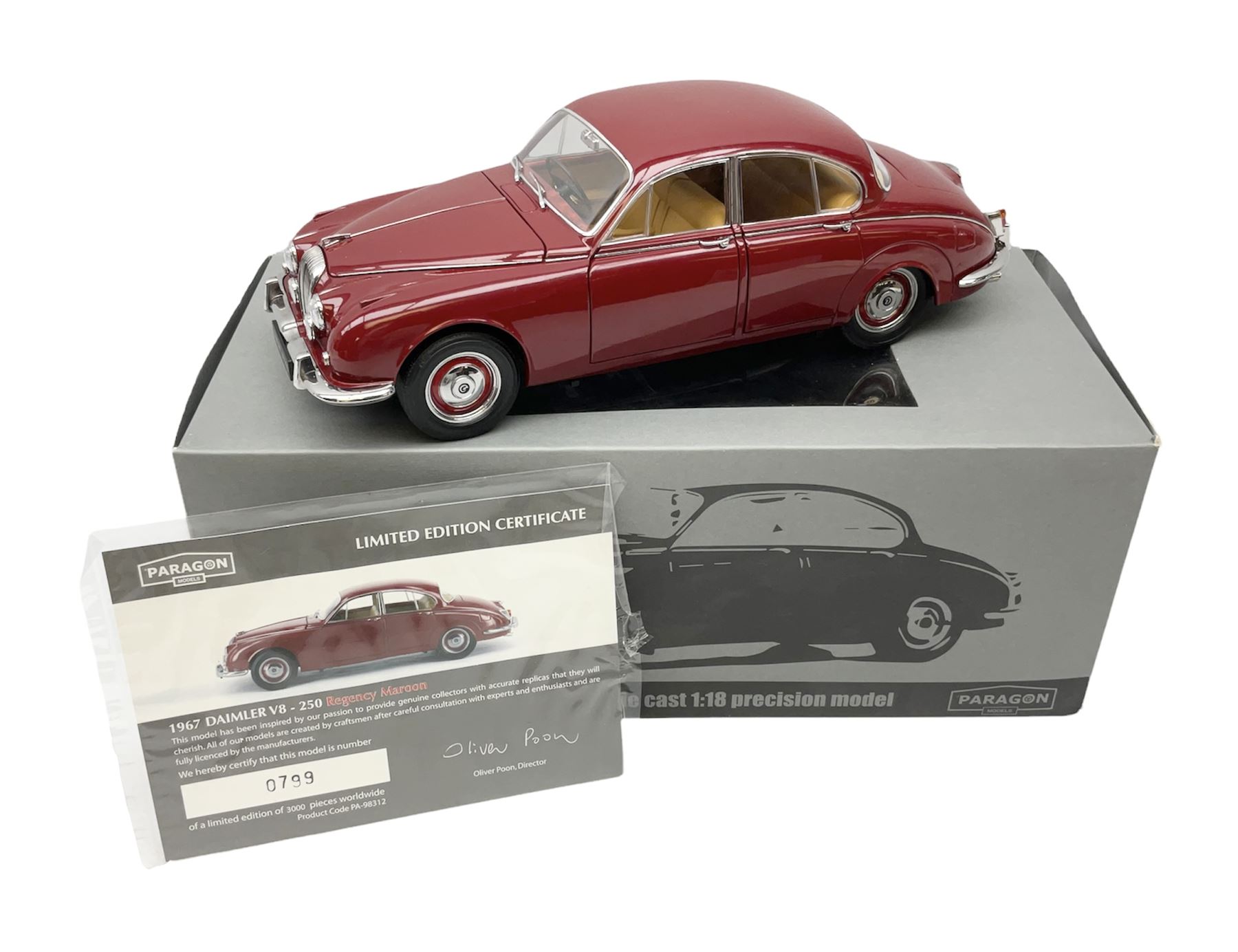 Paragon limited edition 1:18 scale die-cast model of a 1967