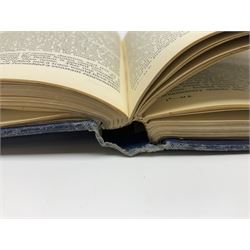 Hitler Adolf: Mein Kampf. Unexpurgated edition. Two volumes in one. 1942. English text. Blue cloth/gilt covers.