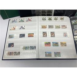 Great British and World stamps, including Australia, Austria, Belgium, Basutoland, Bermuda, Canada, Cape of Good Hope, Cayman Islands, Ceylon, Denmark, Egypt, Falkland Islands etc, Great Britain Queen Elizabeth II pre and post decimal with some mint, housed in various albums, folders and stockbooks
