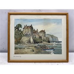 Sam Chadwick (British 1902-1992): Robin Hood's Bay, watercolour signed 22cm x 29cm