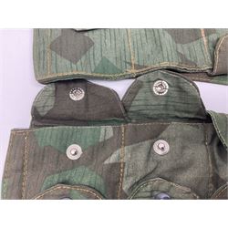 WW2 German Luftwaffe Parachutist's camo bandolier; stamped 0/0510/0052 1943