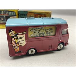 Corgi - Commer Police Van with flashing light No.464 and Chipperfield's Mobile Booking Office No.426; each in original box with paperwork (2)