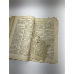 White Star line SS 'Titanic' - Proceedings Before The Right Hon. Lord Mersey, with Rear Admiral The Hon. S.A. Gough-Calthorpe C.V.O., R.N., et al. On a formal investigation ordered by the Board of Trade into the loss of the SS 'Titanic'. In the Wreck Commissioner's Court May/June 1912. Published by HMSO London. Unbound with hand written paper cover titled 'Evidence Given At 'Titanic' Inquiry 1st to 18th days. Incomplete - missing days 1 to 4 in list of witnesses, day 18 missing pp.503-506, appendix inserted between days 17 and 18. A rare and interesting part copy of the proceedings with unique annotations in many page margins. The first day title page is named in ink 'Mrs. Robinson', presumably Mrs. Annie Robinson First Class Stewardess and survivor, whose examination was on the eleventh day and which is partly highlighted in red pencil. The first eleven days also contain various pencil marginalia, hand unknown, together with a pencil cross-section drawing of the ship, with references to the pre-voyage fire and the engineers. The title pages of the twelfth day to the eighteenth day are all named in ink 'Mr. Boyle', referring to Alexander Boyle, with the twelfth day also bearing his professional stamp as 'Engineer Surveyor In Chief 23rd May 1912 Board of Trade'. No marginalia is found on days 12 to 18.