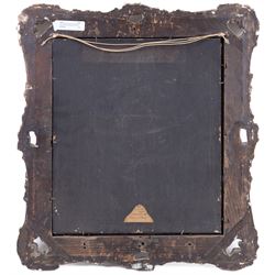 Attrib. Sir John Watson Gordon (Scottish 1788-1864): Portrait of a Gentleman, oil on panel unsigned, inscribed and attributed verso 32cm x 27cm in ornate 19th century swept gilt frame