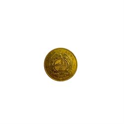 South Africa 1894 gold one pond coin