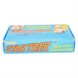1970s Lone Star Star Trek Inter-Space Communicator, boxed with wire