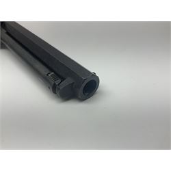 Modern Replica Models Japan non-firing copy of an 1851 Navy percussion cap revolver, .36 cal, boxed with paperwork, L31cm - Disposed 25.06.25 - Notified 24.07.25