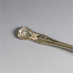 Set of six silver Kings pattern dessert forks, of varying date and maker, all hallmarked 