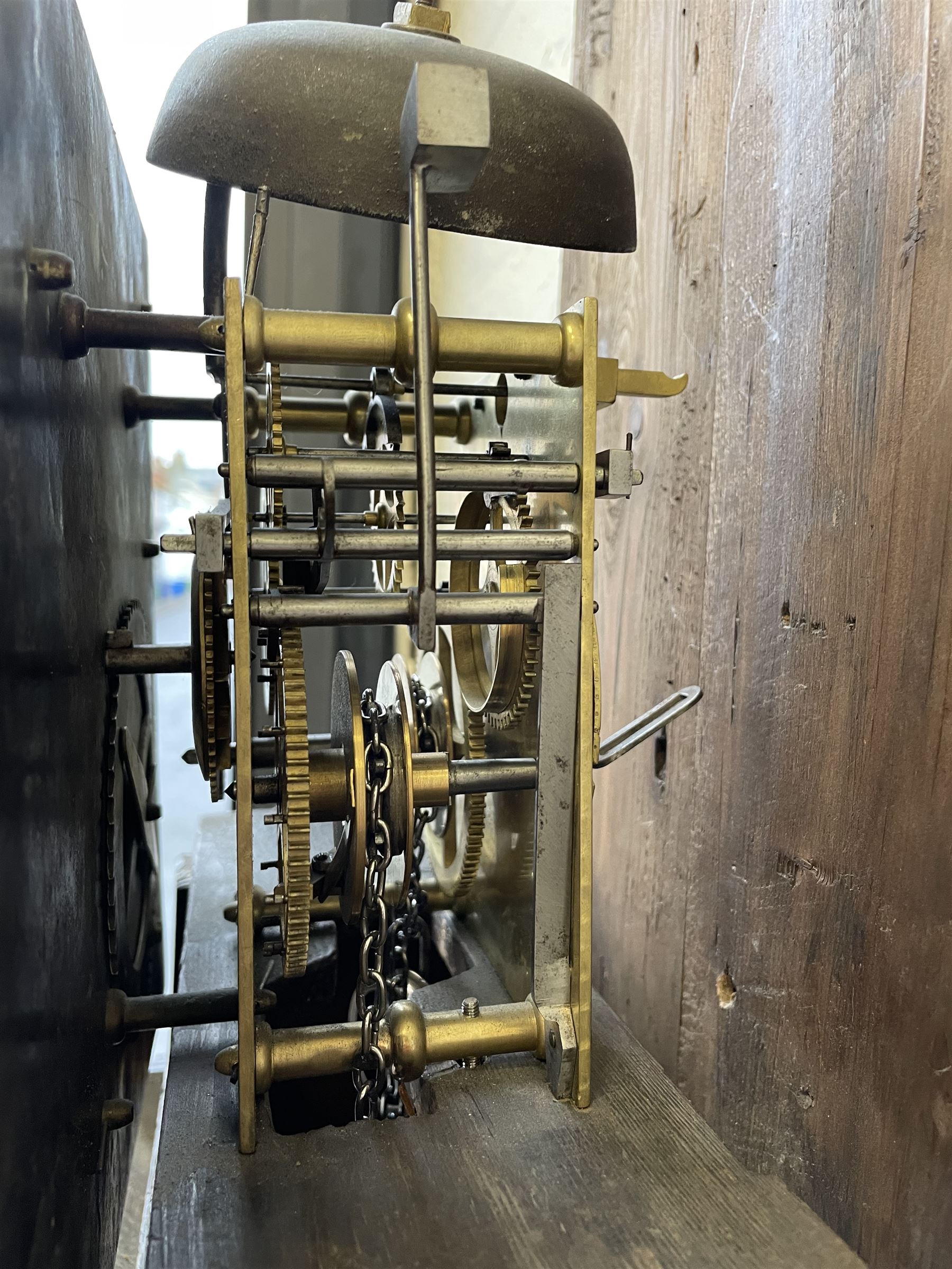 Mid18th century 30hour oak longcase clock by Jeremiah Henderson of