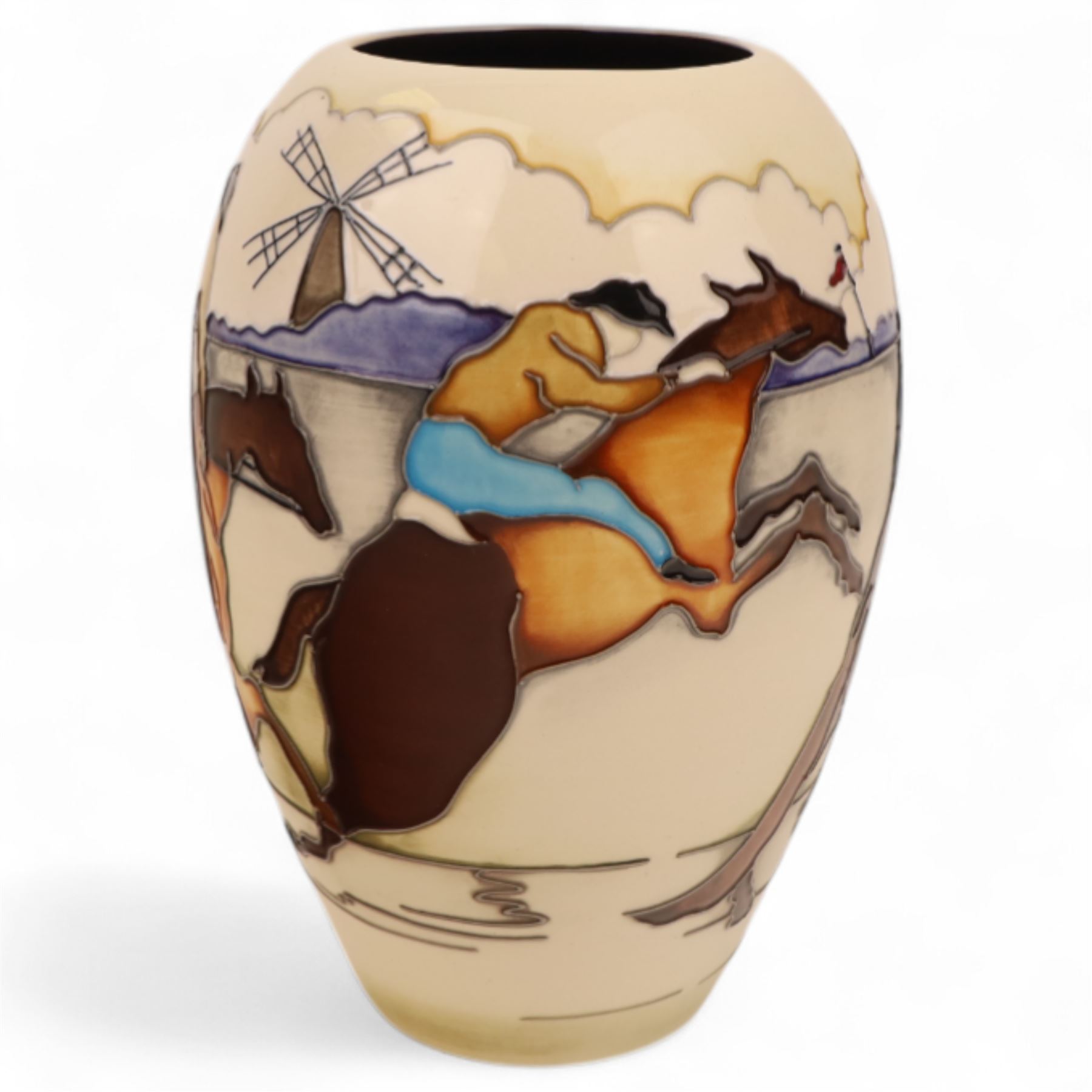 Moorcroft Longchamp Race pattern vase | Ceramics | 147244