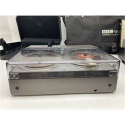 Uher 4100 Report-V professional tape recorder, with case, together with Uher 4000 Report professional tape recorder 