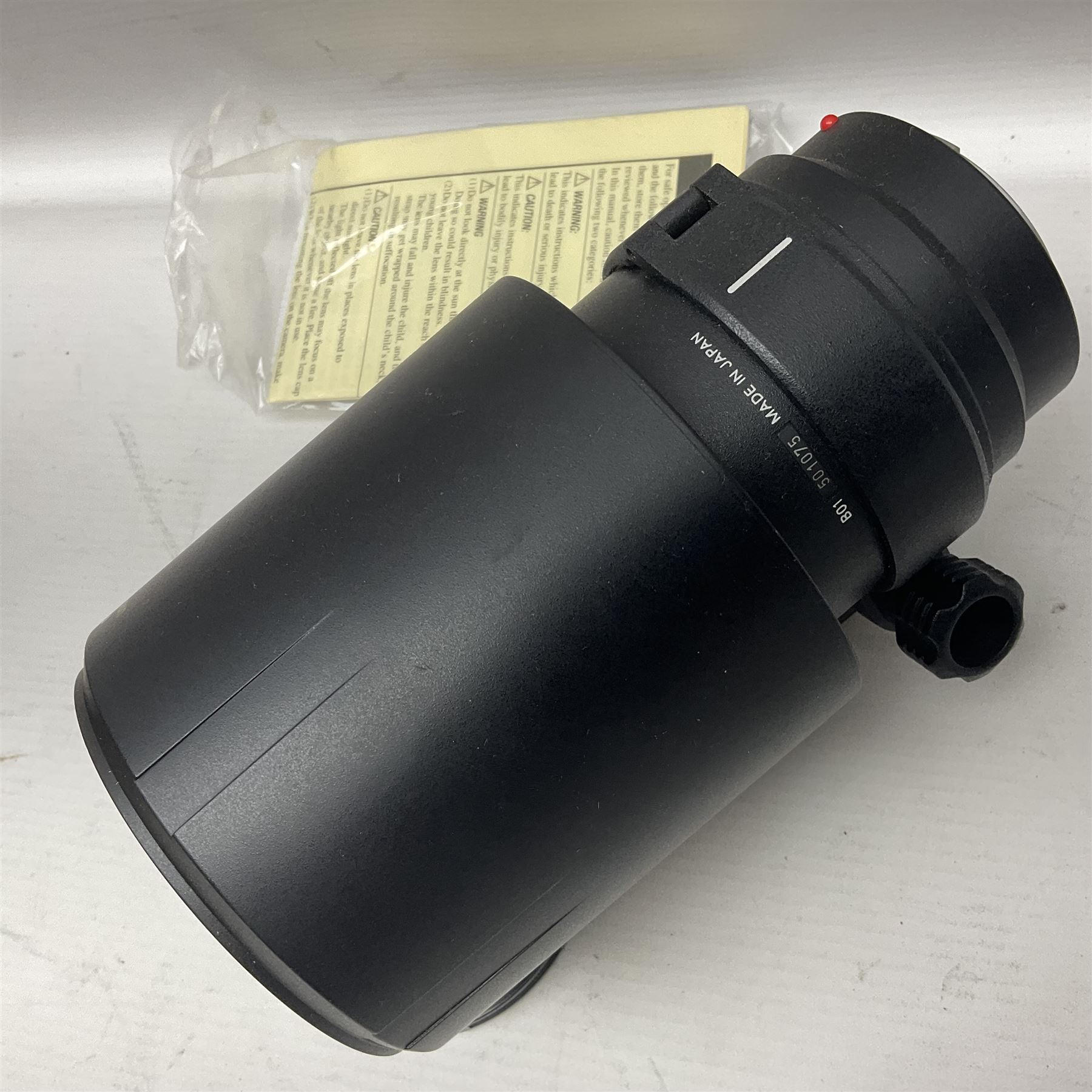 Nikon 'ED AF Micro Nikkor 200mm 1:4D' lens, Tamron 'SP Di AF 180mm 1;3.5 Macro1:1' lens, serial no 501075 and Tamron 'AF 70-300mm 1:4-5.6 Tele-Macro (1:2) ' lens, serial no 305906  