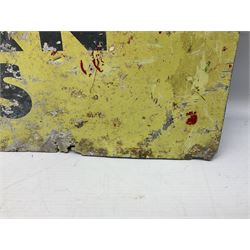 Northern Dairies Ice Cream aluminium advertising sign, W76cm H50cm