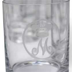 Collection of twenty four Middleton Hunt glass tumblers and tankards etched with the names of various horses
From the Kirkham Hall Attic & Cellar Collection, sold without reserve
