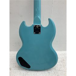 Epiphone Junior Model electric guitar in blue, serial no.C197013908 L98cm