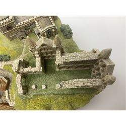 Lilliput Lane Whitby Harbour, limited edition 557/850, with certificate of authenticity and original box, H15cm