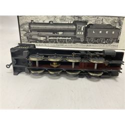 DJH Models ‘00’ gauge - kit built NER/LNER/BR Q7 Class 0-8-0 no.63463 steam locomotive and tender in BR black; with original box 