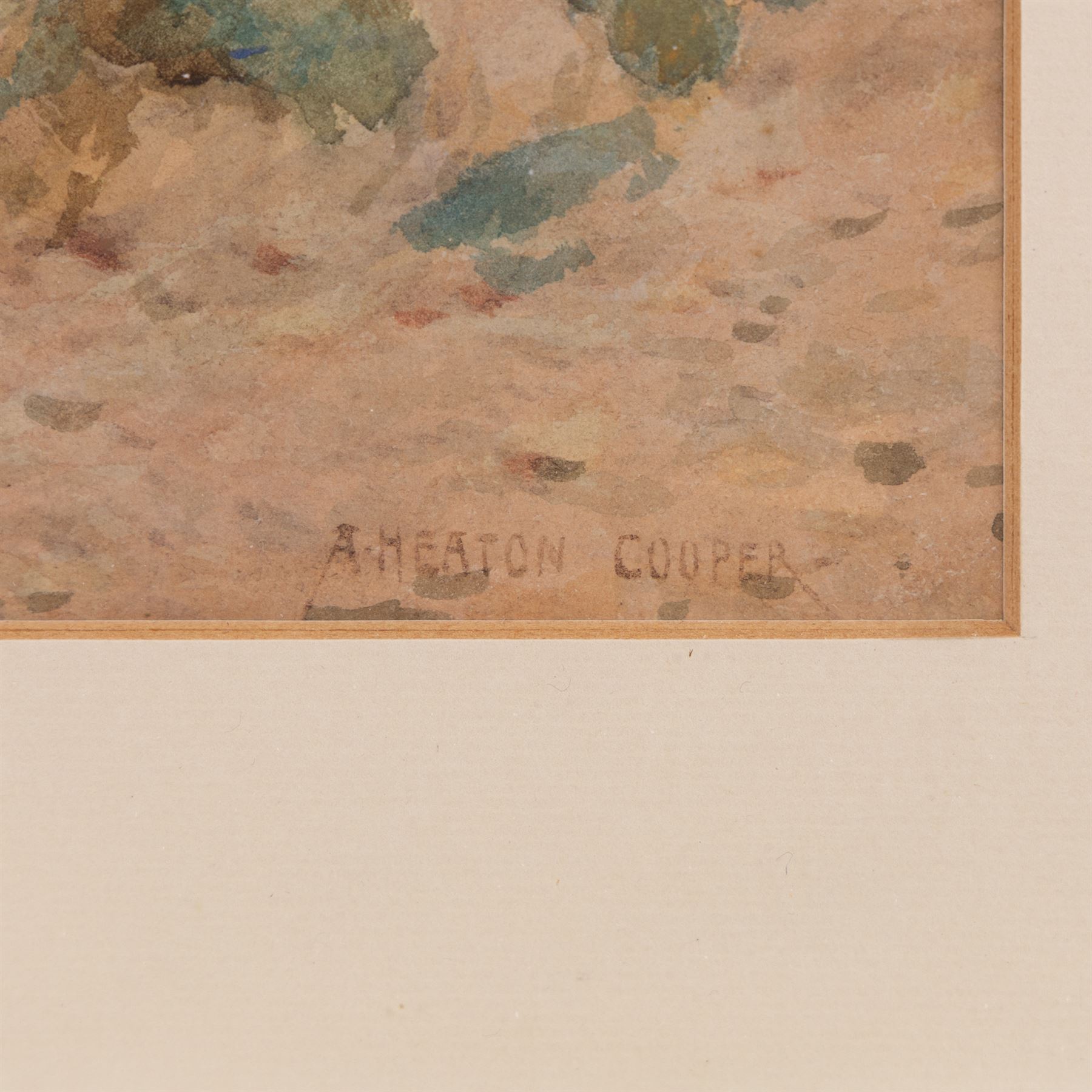 Alfred Heaton Cooper (British 1863-1929): Brig o' Turk in the Trossachs, watercolour signed 38cm x 55cm 
Provenance: with The Heaton Cooper Studio, stock label verso