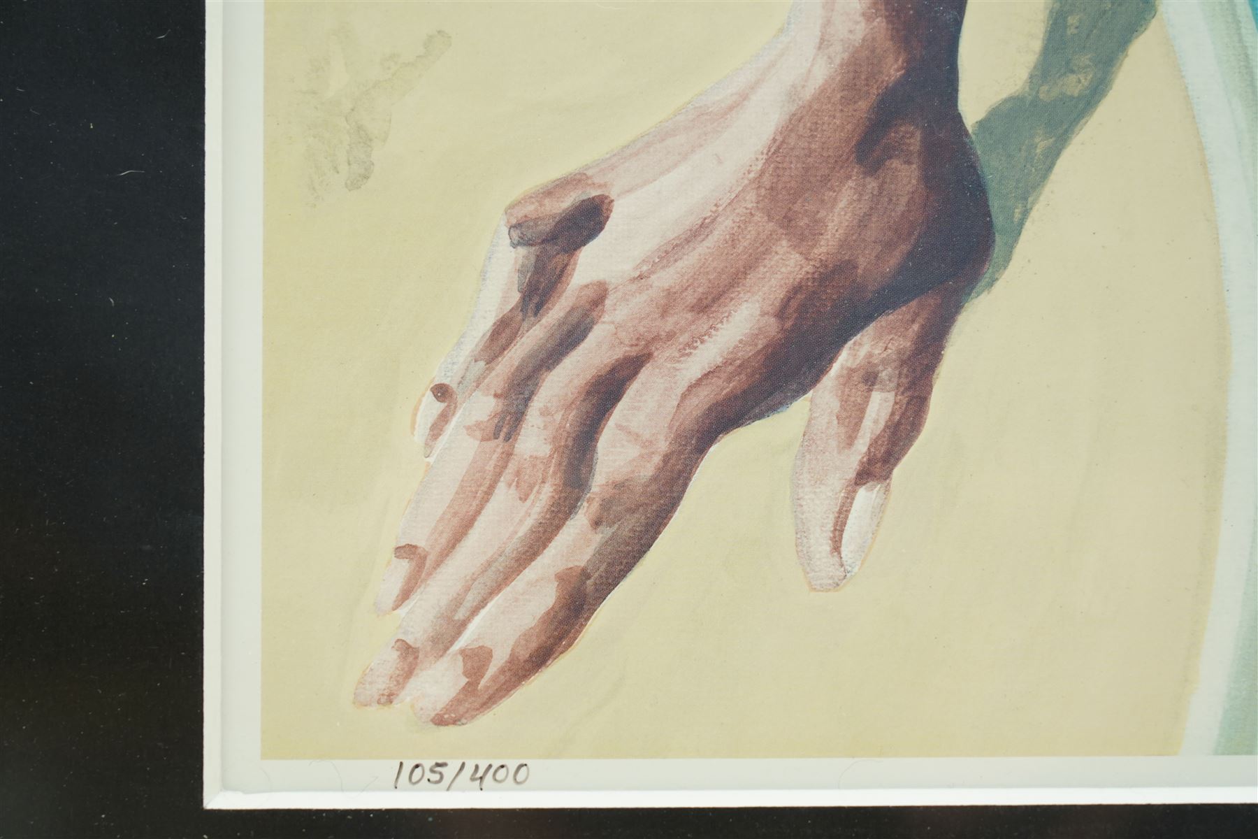 Tiffany Erwin Cant (American 1954-): 'Marketplace' and 'Men in the Boat', pair of limited edition colour lithographs signed and numbered 120/400 and 105/400, 51cm x 64cm (2)