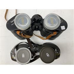 Six cased pairs of binoculars, to include Mirador 10x40, Chinon Countryman 7x35, Yashica 10x50, Yashica 8x40 etc