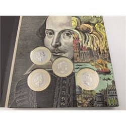 Two The Royal Mint United Kingdom Annual Coins Sets, dated 2015 and 2016, both in card folders with certificates