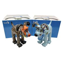 Wallace & Gromit - Gromit Unleashed: two Aardman Animations The Grand Appeal 'Gromit Unleashed' figures comprising A Mandrill's Best Friend and Butterfly, both with boxes