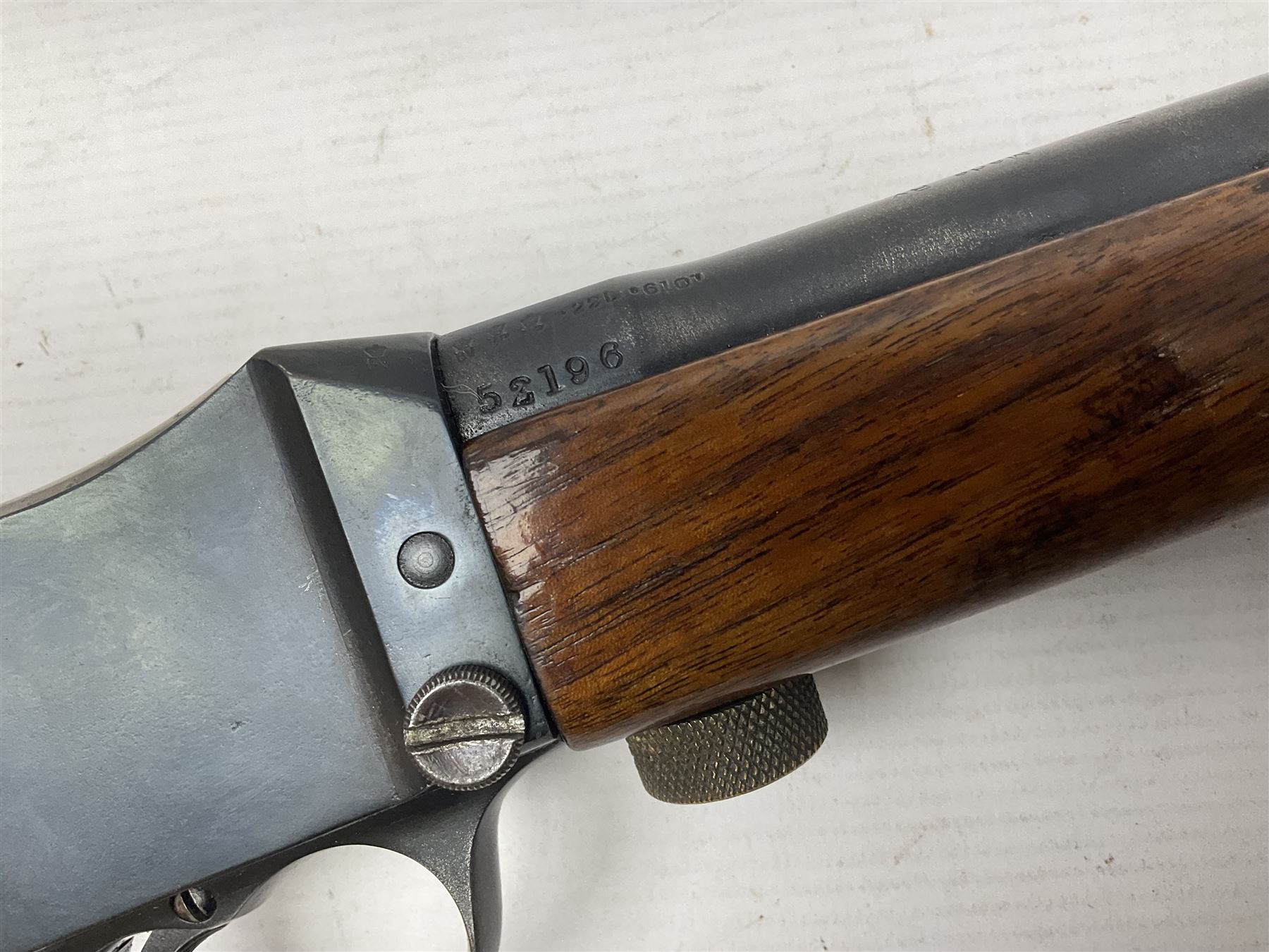 FIREARMS CERTIFICATE REQUIRED - BSA .22 LR rifle with Martini take-down action, 63.5cm(25