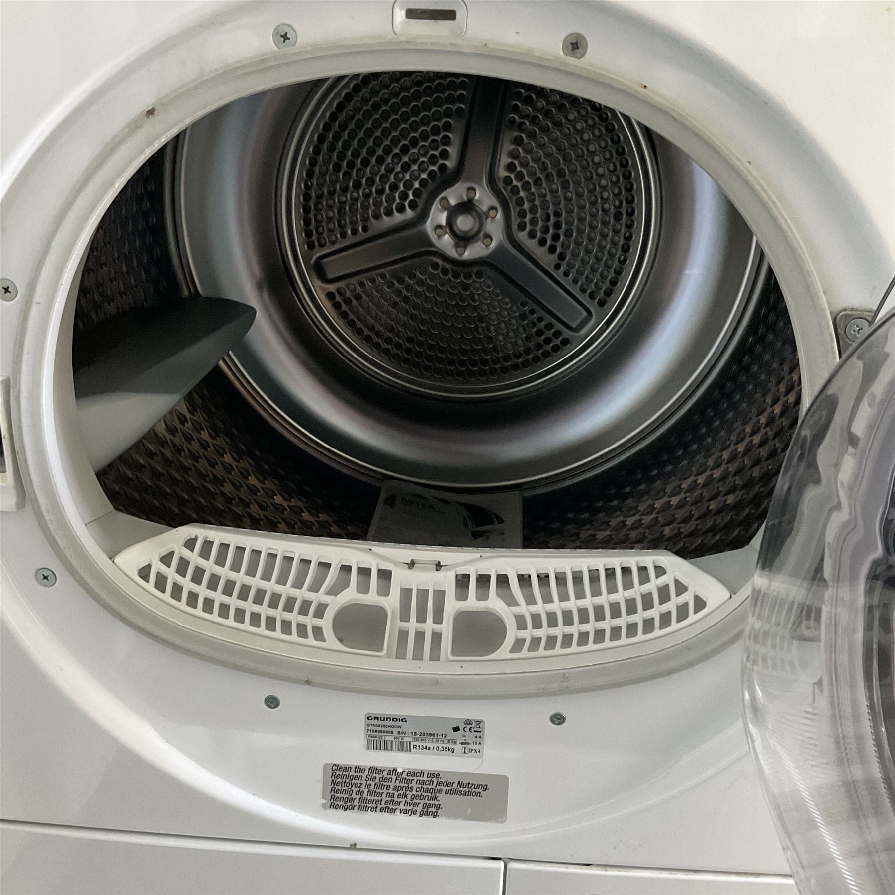 Grundig 8kg condenser tumble dryer - THIS LOT IS TO BE COLLECTED BY APPOINTMENT FROM DUGGLEBY STORAGE, GREAT HILL, EASTFIELD, SCARBOROUGH, YO11 3TX